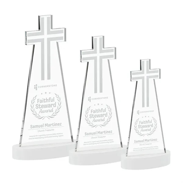 Crafted from premium optical crystal, this elegant Cross Award features a... from ASI 84592 St Regis Group / St Regis
