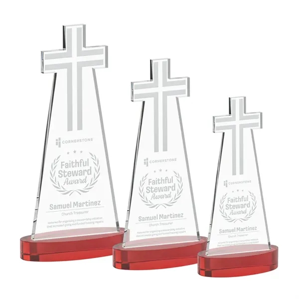 Crafted from premium optical crystal, this elegant Cross Award features a... from ASI 84592 St Regis Group / St Regis
