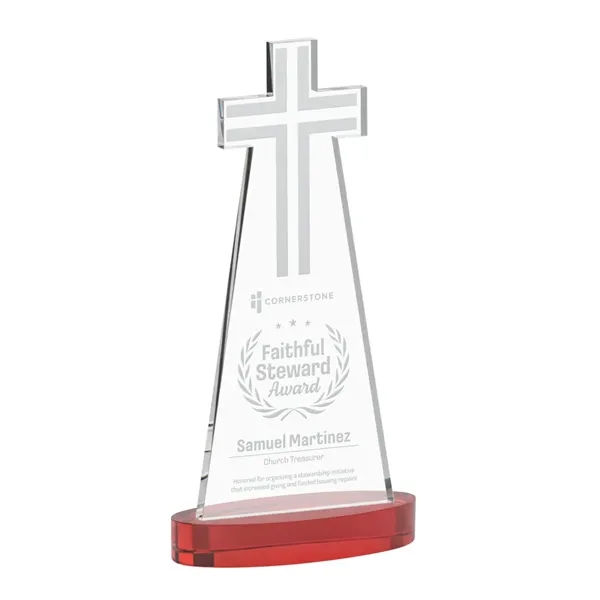 Crafted from premium optical crystal, this elegant Cross Award features a... from ASI 84592 St Regis Group / St Regis