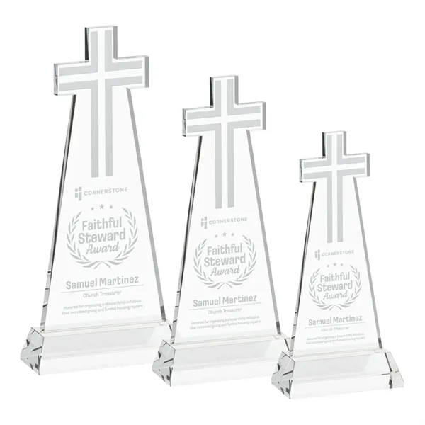 Crafted from premium optical crystal, this elegant Cross Award features a... from ASI 84592 St Regis Group / St Regis