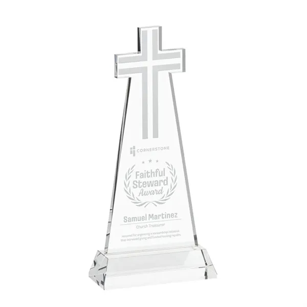 Crafted from premium optical crystal, this elegant Cross Award features a... from ASI 84592 St Regis Group / St Regis