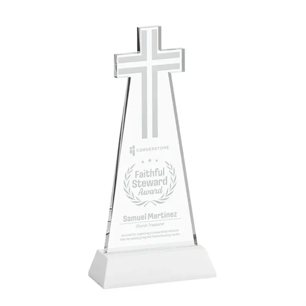 Crafted from premium optical crystal, this elegant Cross Award features a... from ASI 84592 St Regis Group / St Regis