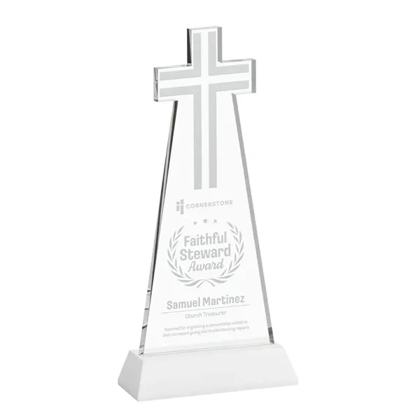 Crafted from premium optical crystal, this elegant Cross Award features a... from ASI 84592 St Regis Group / St Regis