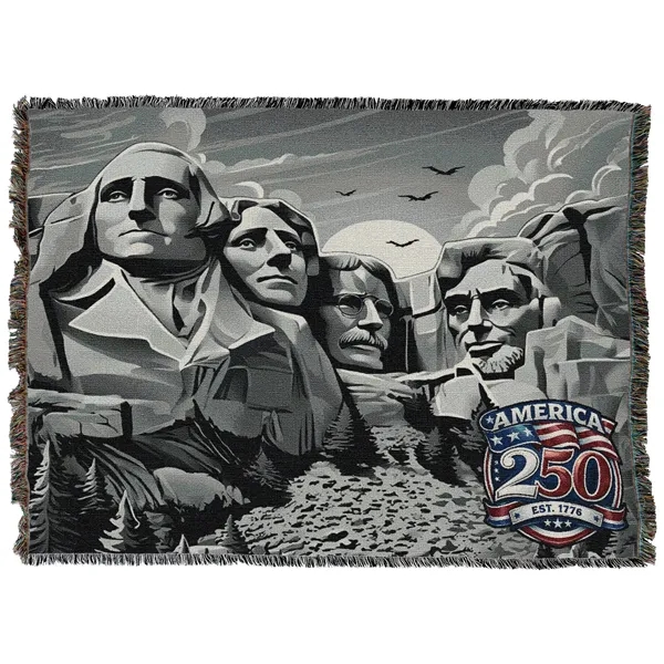 America's 250th Jacquard Woven 100% Cotton Blanket Collection size 54"x72" Multiple... from ASI 44020 Bandanna Promotions By CARO-LINE / American Blankets