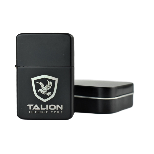 Windproof lighter with engravable display tin with full color imprint or... from ASI 72657 Active Life Promo / Apres Ski Active Life Promo