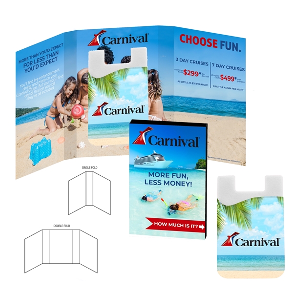 2.5" x 3.875" full-color promotional booklet with 2.125" x 3.5" silicone... from ASI 90807 Tekweld