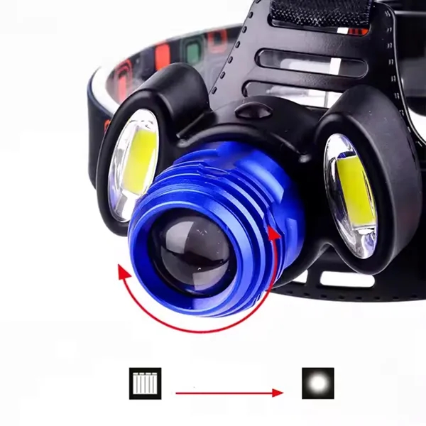 4 mode waterproof zoomable led headlamp plus laser engraving logo on... from ASI 37218 Athena Promo (tm)