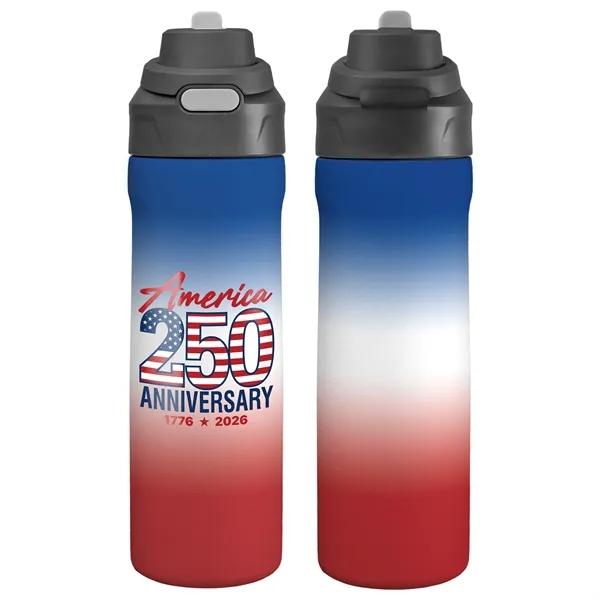 Patriotic Recycled Stainless Steel Bottle... from ASI 30208 A P Specialties / AP Specialties