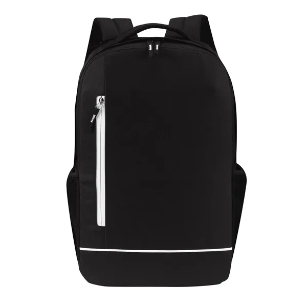 Large-capacity 17" laptop backpack with reflective details, tablet storage, and all-day... from ASI 46420 Continental Mkting Svc Inc / CMBags