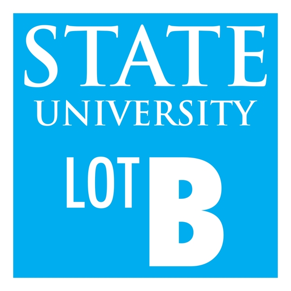 4" x 4" square removable car sticker made of clear polyester... from ASI 56950 Gill Studios Inc / Gill-Line®