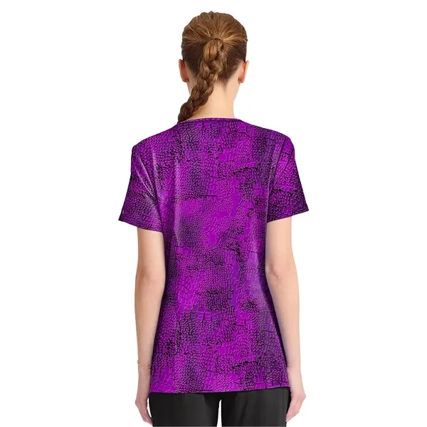 Infinity - Women's Round Neck Print Top... from ASI 86018 Scrub Authority / Uniform Stores