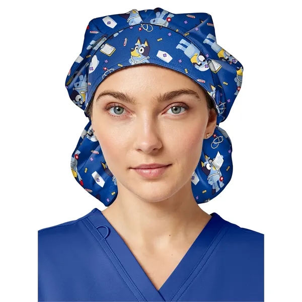 Cherokee - Tooniforms - Unisex Print Bouffant Scrub Hat... from ASI 86018 Scrub Authority