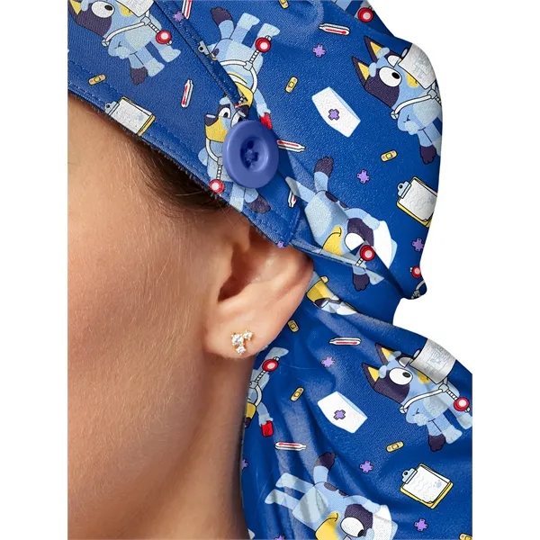 Cherokee - Tooniforms - Unisex Print Bouffant Scrub Hat... from ASI 86018 Scrub Authority