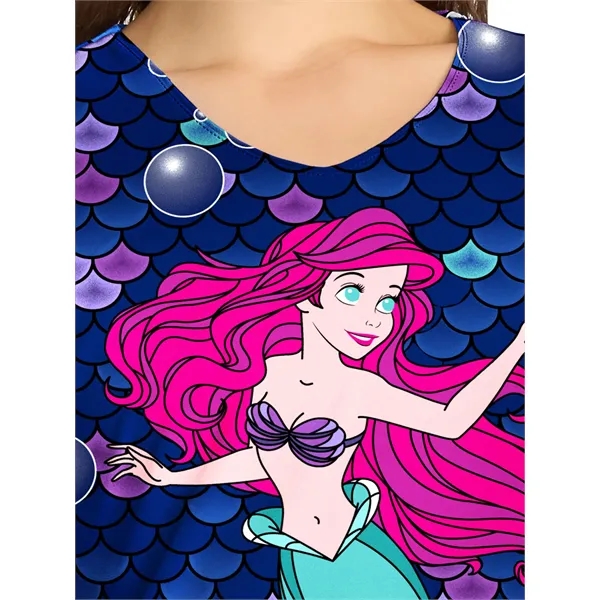 Cherokee - Tooniforms - Women's V-Neck Print Top... from ASI 86018 Scrub Authority