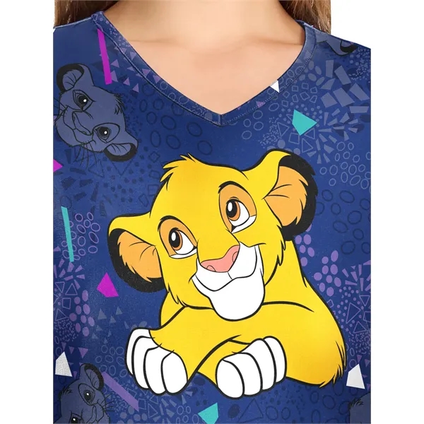 Cherokee Tooniforms V-Neck Print Top TF737... from ASI 86018 Scrub Authority