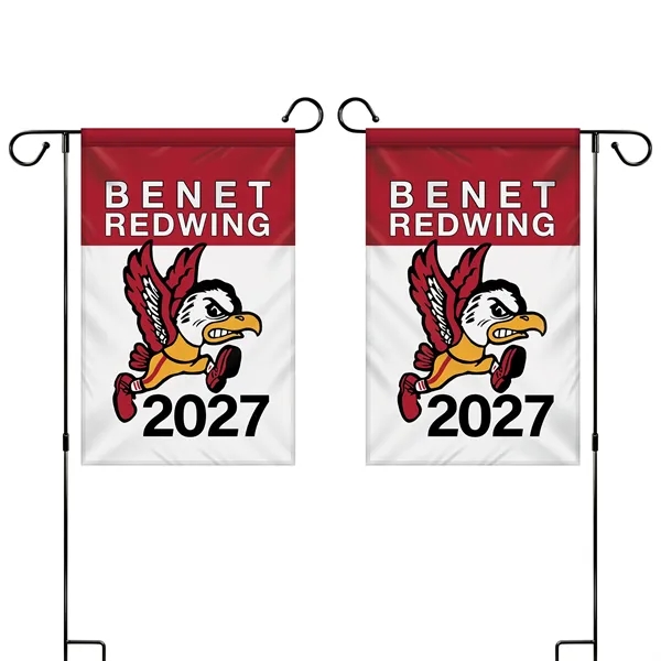 12" x 18" Custom Double Sided Garden Banner... from ASI 80228 Quinn