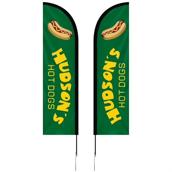 8' Double Sided Portable Half Drop Banner with Hardware Set. ACTUAL... from ASI 80228 Quinn