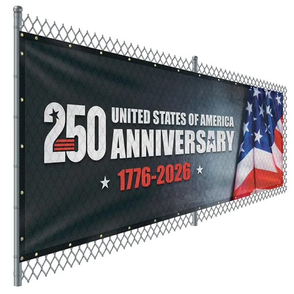 5' H x 12' W Premium Polyester Mesh Banner... from ASI 80228 Quinn