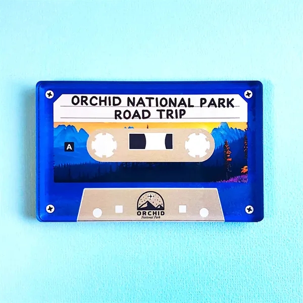 Replica Cassette Tape Acrylic Magnet... from ASI 72521 Morris Magnets / Laser Cuts