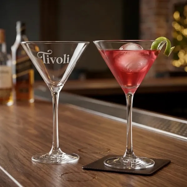 Martini glass, 10 oz. Gift box and paper wrap included.... from ASI 31518 ADNART / Ad-N-Art