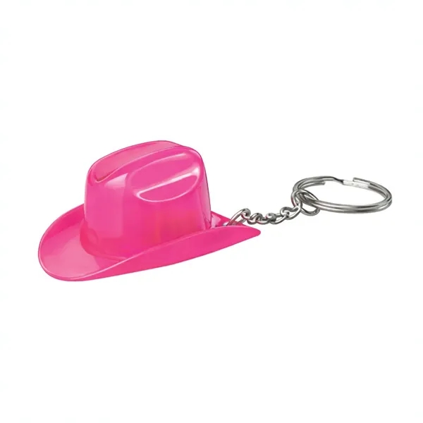 Miniature plastic cowboy hat bottle opener key tag.... from ASI 31517 Admart Products / Admart Line