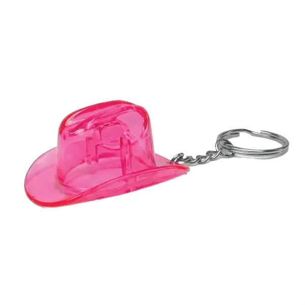 Miniature plastic cowboy hat bottle opener key tag.... from ASI 31517 Admart Products / Admart Line