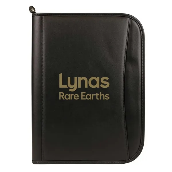 Zippered Leatherette Padfolio... from ASI 31517 Admart Products / Admart Line