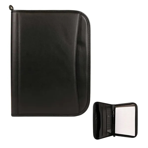 Zippered Leatherette Padfolio... from ASI 31517 Admart Products / Admart Line