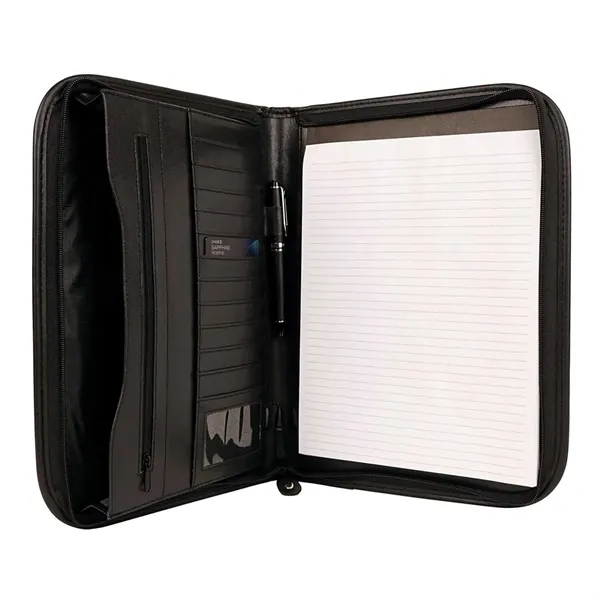 Zippered Leatherette Padfolio... from ASI 31517 Admart Products / Admart Line