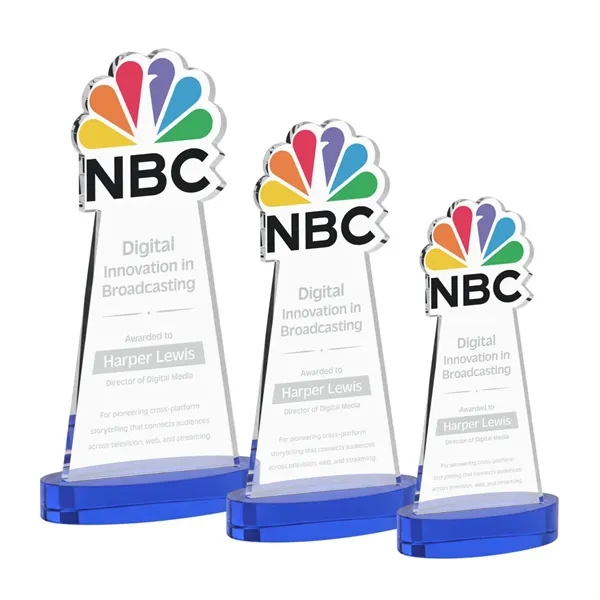 Custom Award on Alberton Base - Blue (via Ocean)... from ASI 84592 St Regis Group / St Regis