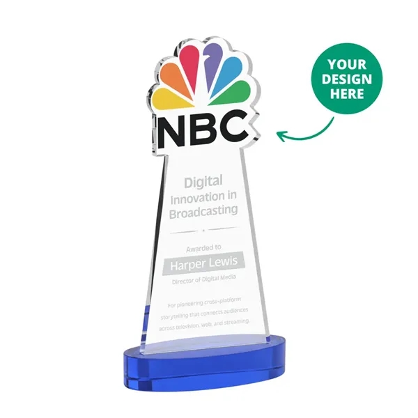 Custom Award on Alberton Base - Blue (via Ocean)... from ASI 84592 St Regis Group / St Regis