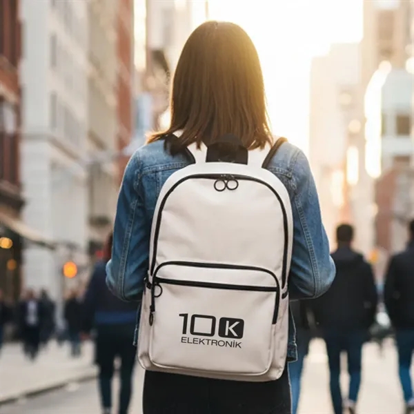 The Ferox Multi-Zipper Compartment Backpack is designed for organized, everyday carry... from ASI 84592 St Regis Group