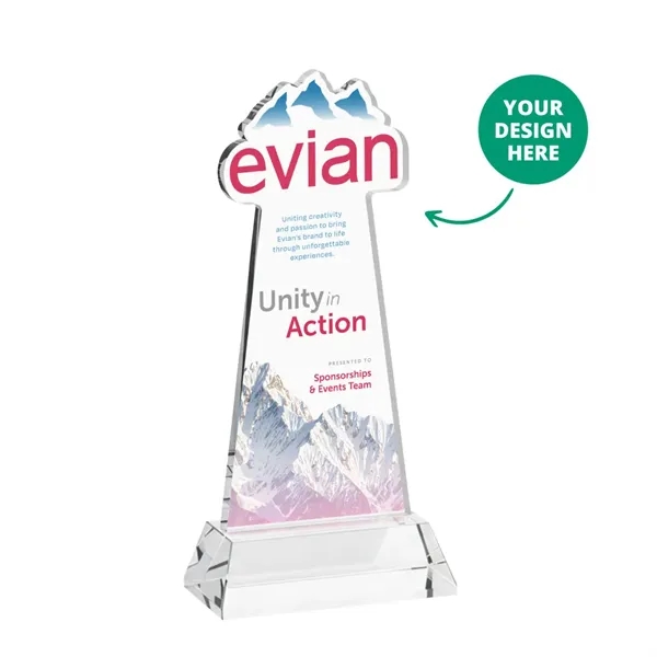 Custom VividPrint™ Award on Hartford Base - Clear (via Ocean)... from ASI 84592 St Regis Group / St Regis