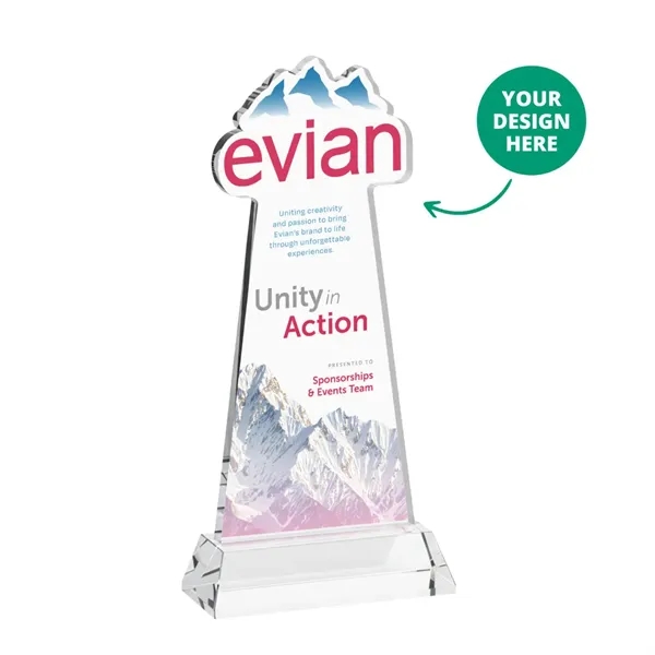 Custom VividPrint™ Award on Hartford Base - Clear (via Ocean)... from ASI 84592 St Regis Group / St Regis