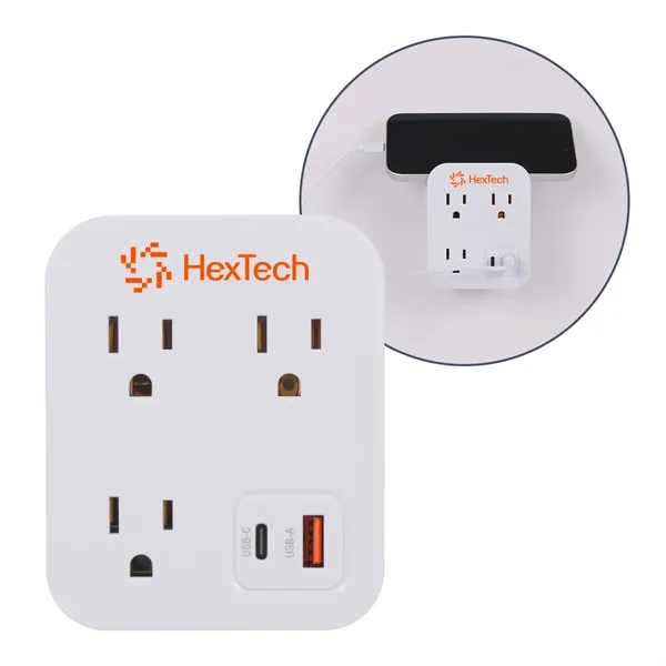 2.0 20W PD Wall Charger & Phone Holder... from ASI 36730 Ariel Premium Supply Inc