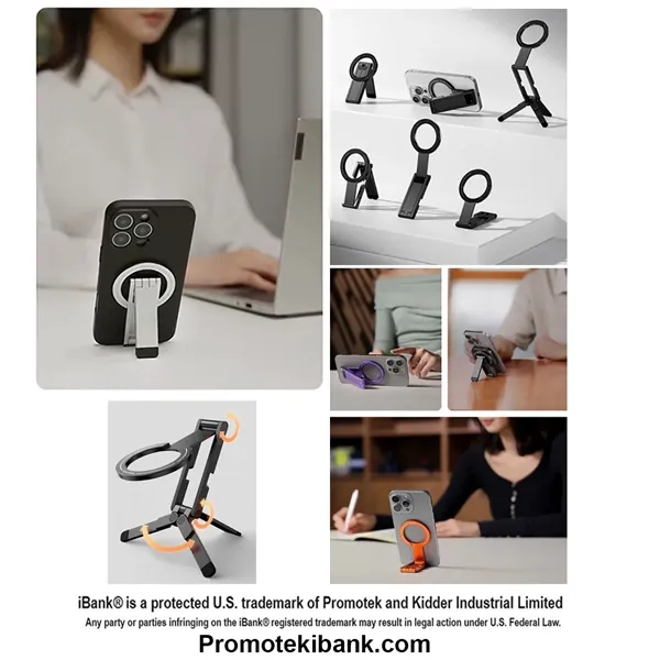 Magnetic Aluminum Tripod compatible with iPhone 17/16/15/14... from ASI 79909 Promotek