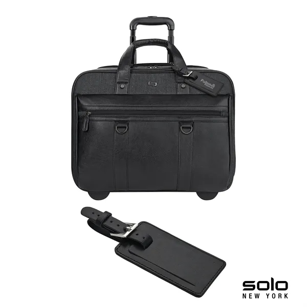 6.25" x 14" x 17.75" Solo Macdougal rolling case; includes 17.3"... from ASI 67866 Logomark/Valumark