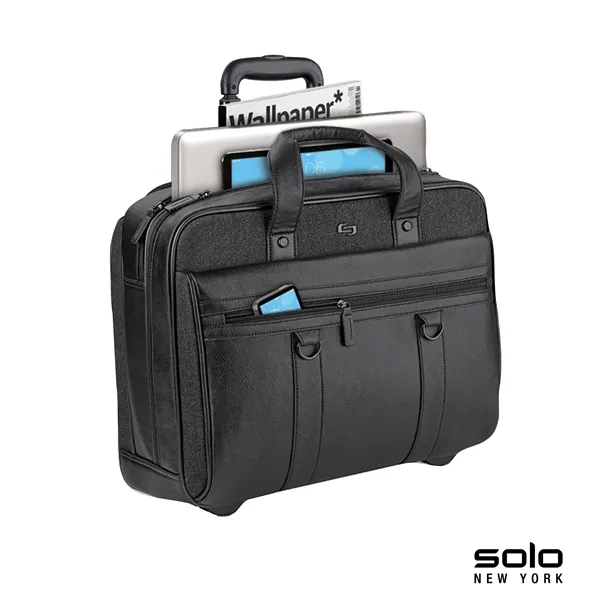 6.25" x 14" x 17.75" Solo Macdougal rolling case; includes 17.3"... from ASI 67866 Logomark/Valumark