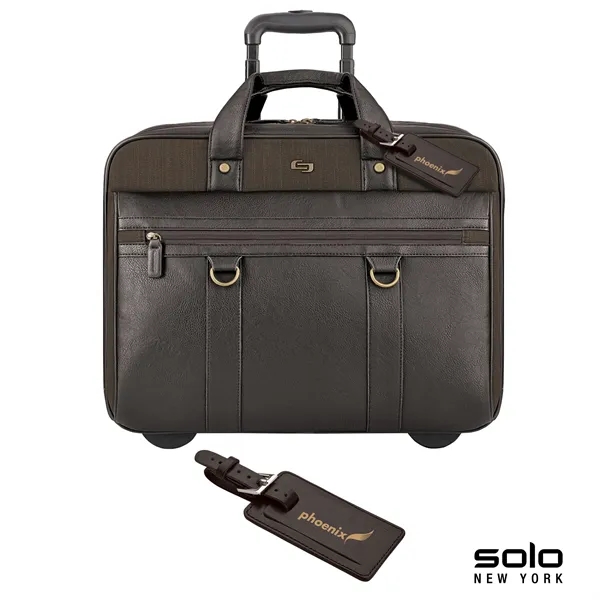 6.25" x 14" x 17.75" Solo Macdougal rolling case; includes 17.3"... from ASI 67866 Logomark/Valumark