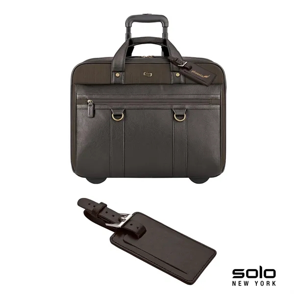6.25" x 14" x 17.75" Solo Macdougal rolling case; includes 17.3"... from ASI 67866 Logomark/Valumark