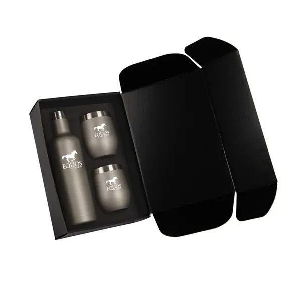Bliss gift set with stainless steel 750ml bottle and pair of... from ASI 67866 Logomark/Valumark