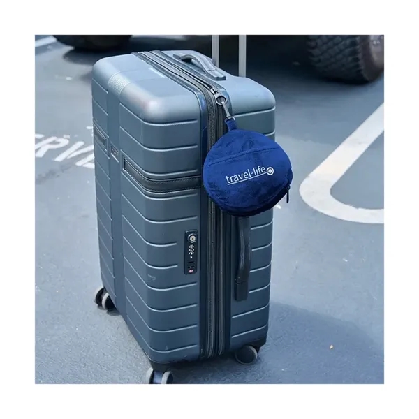 Journey Neck Pillow With Built-In Sleep Mask... from ASI 67866 Logomark/Valumark