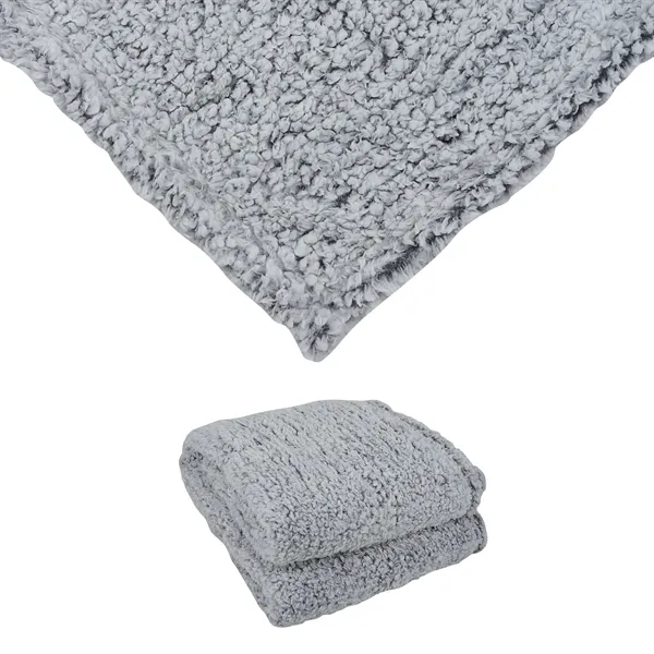 St. Cloud 50" x 60" Frosted Sherpa Blanket... from ASI 67866 Logomark/Valumark