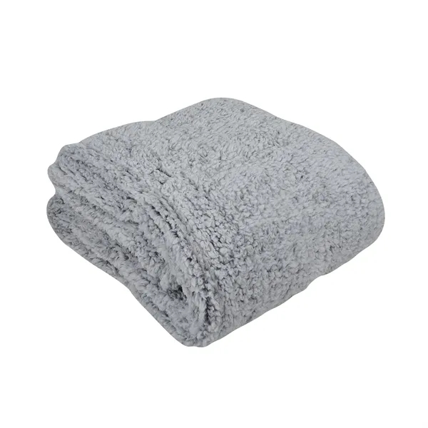 St. Cloud 50" x 60" Frosted Sherpa Blanket... from ASI 67866 Logomark/Valumark