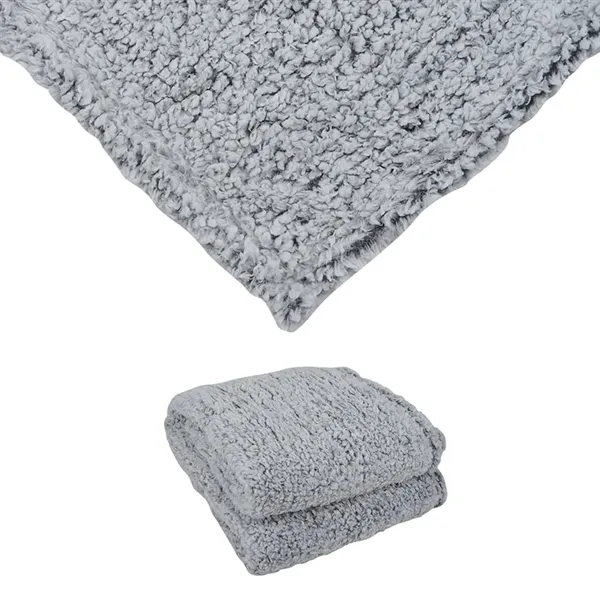St. Cloud 50" x 60" Frosted Sherpa Blanket... from ASI 67866 Logomark/Valumark