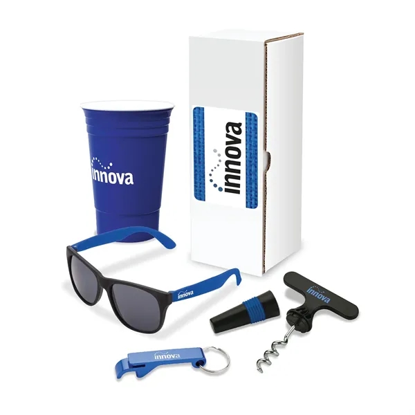 Festival 4-Piece Picnic Gift Set... from ASI 67866 Logomark/Valumark