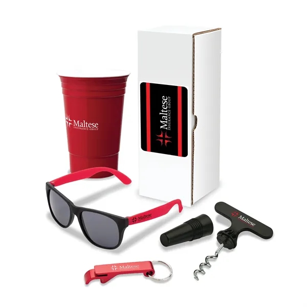 Festival 4-Piece Picnic Gift Set... from ASI 67866 Logomark/Valumark