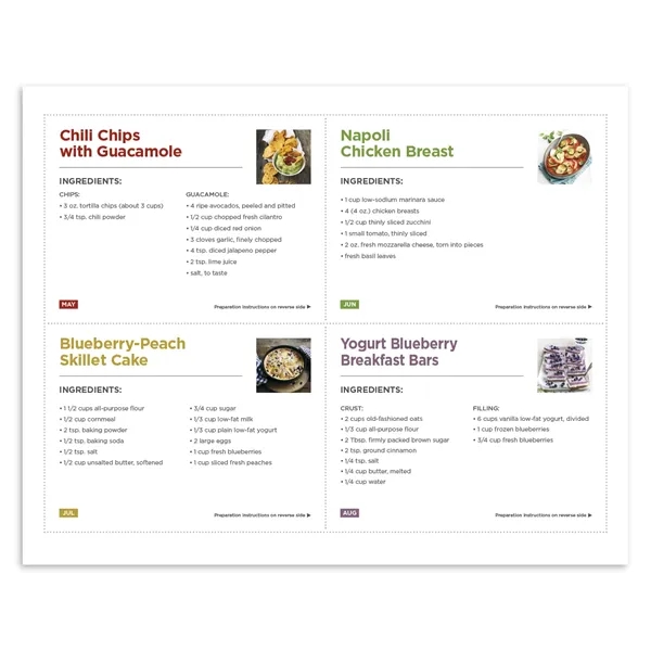 Healthy Eating... from ASI 40480 Koozie Group / Norwood Triumph Calendar