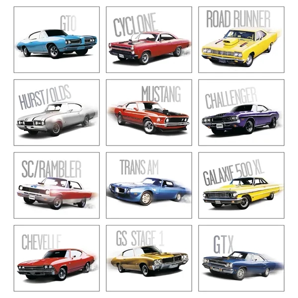 Classic Muscle Cars... from ASI 40480 Koozie Group / Norwood Triumph Calendar