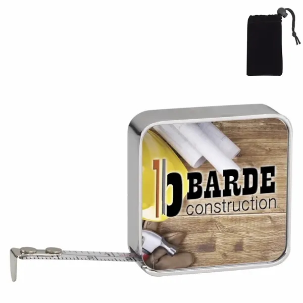 6' Chrome Tape Measure... from ASI 40480 Koozie Group / Norwood